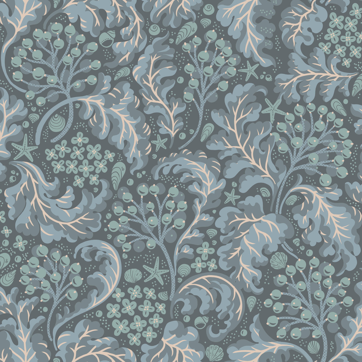 Sea Kale - Deep Blues Wallpaper⁠