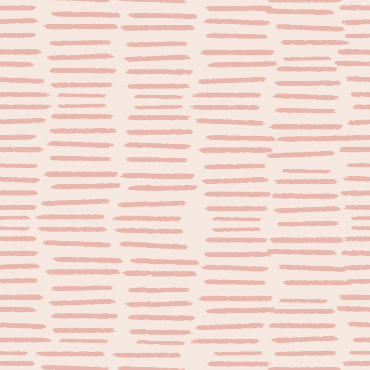 Organic Brush Strokes Pattern - Minimalist Boho Stripes Pink  Wallpaper⁠