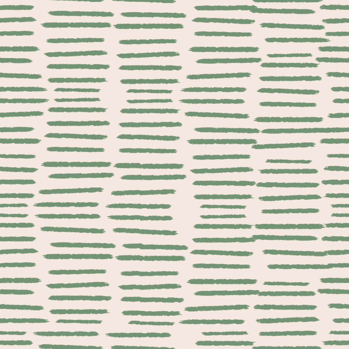 Organic Brush Strokes Pattern - Minimalist Boho Stripes Sage Wallpaper⁠