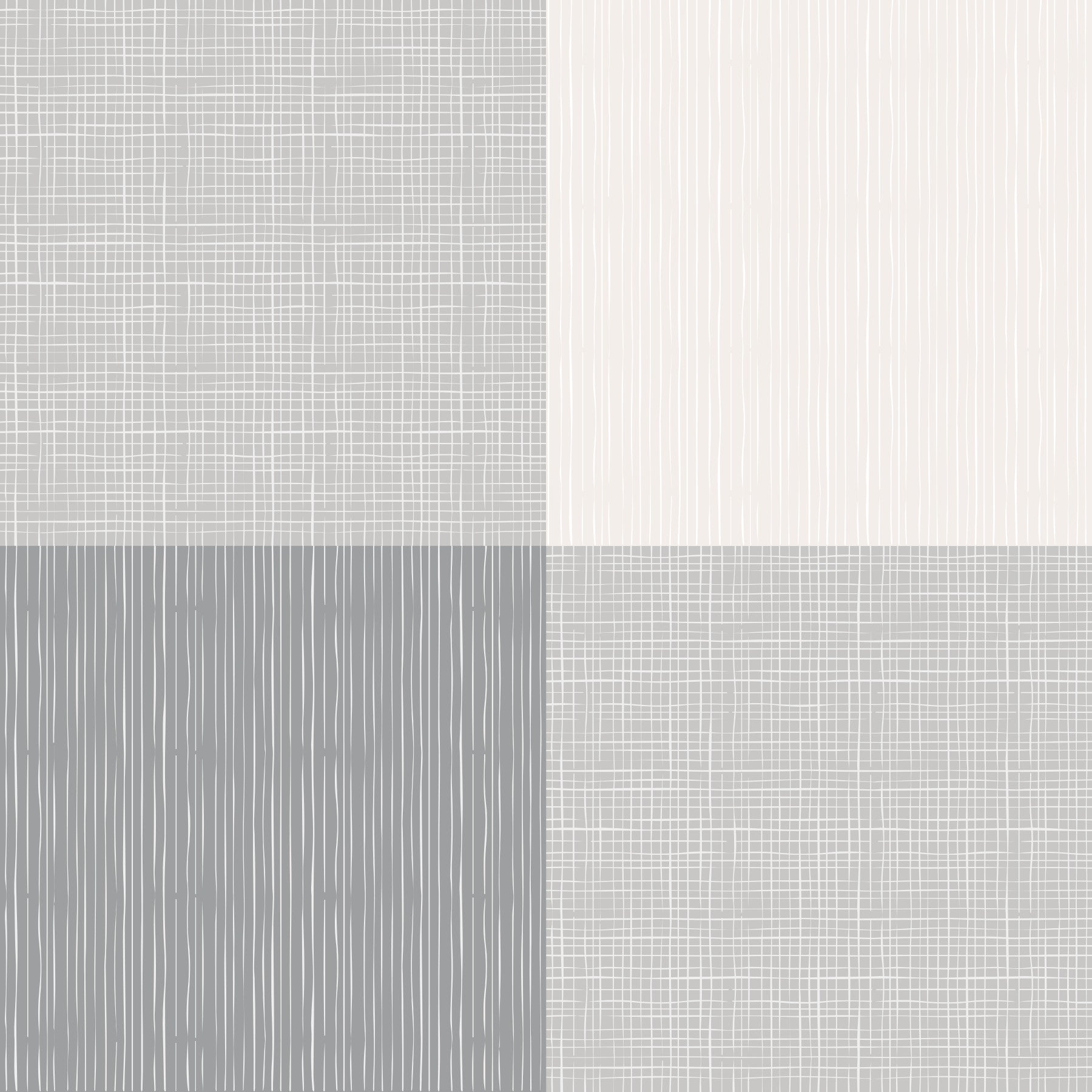 Rustic Buffalo Plaid Gray  Wallpaper⁠