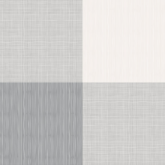 Rustic Buffalo Plaid Gray  Wallpaper⁠