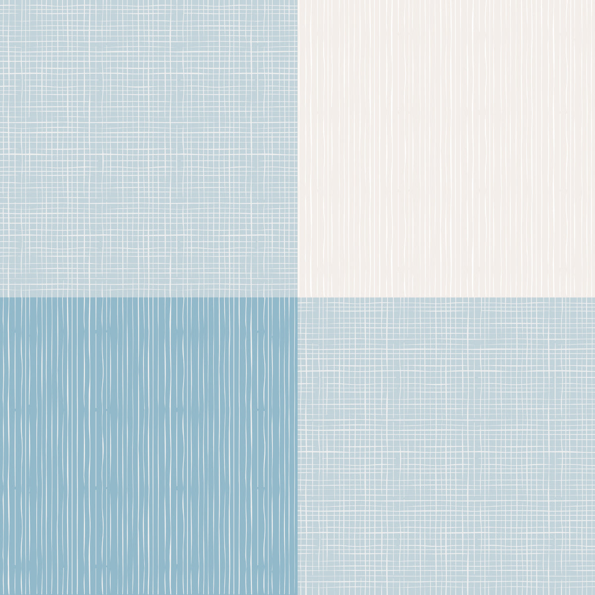 Rustic Buffalo Plaid Light Blue Wallpaper⁠