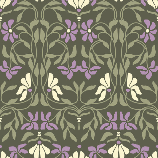 Art Nouveau Bloom Wallpaper⁠
