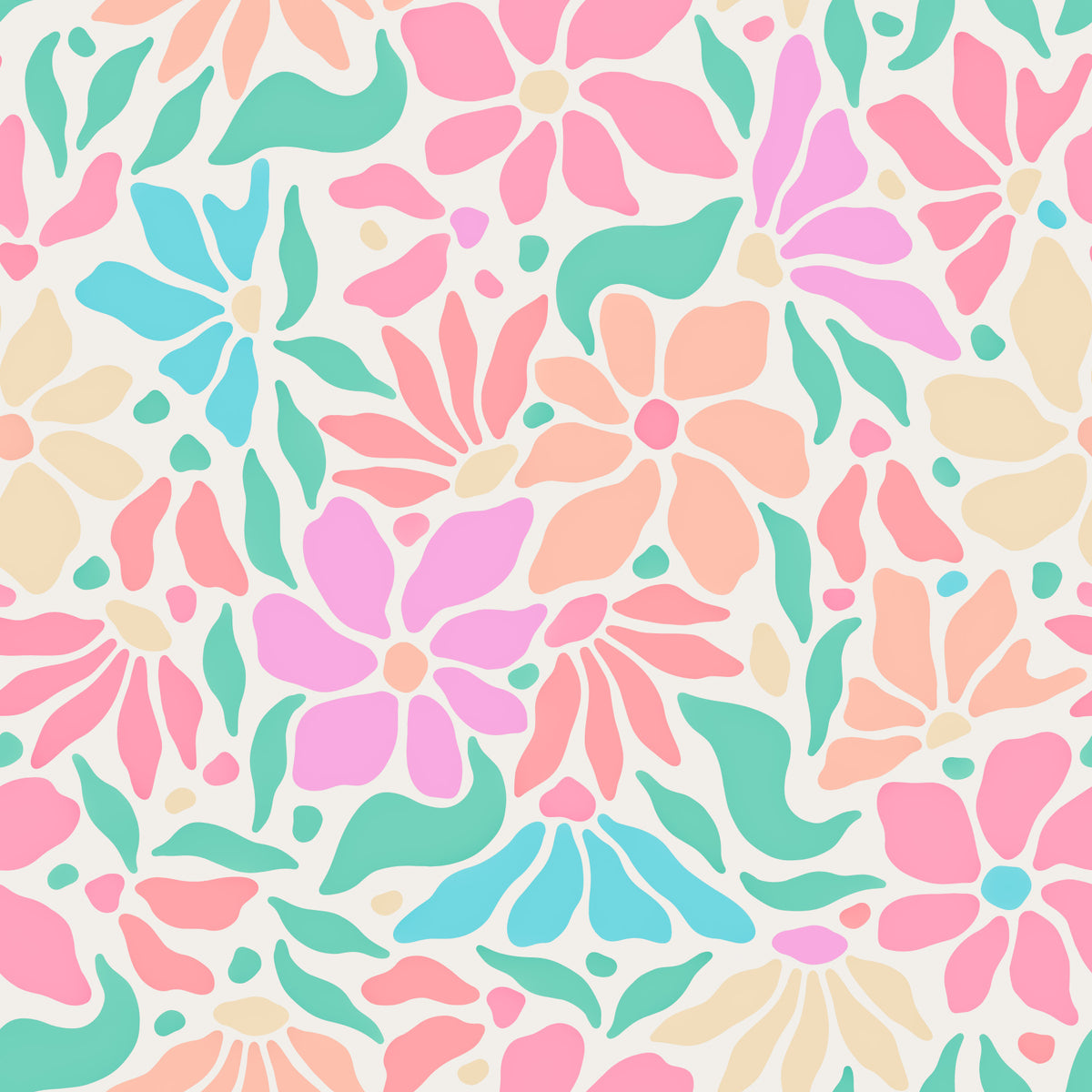 Groovy Flowers Wallpaper⁠