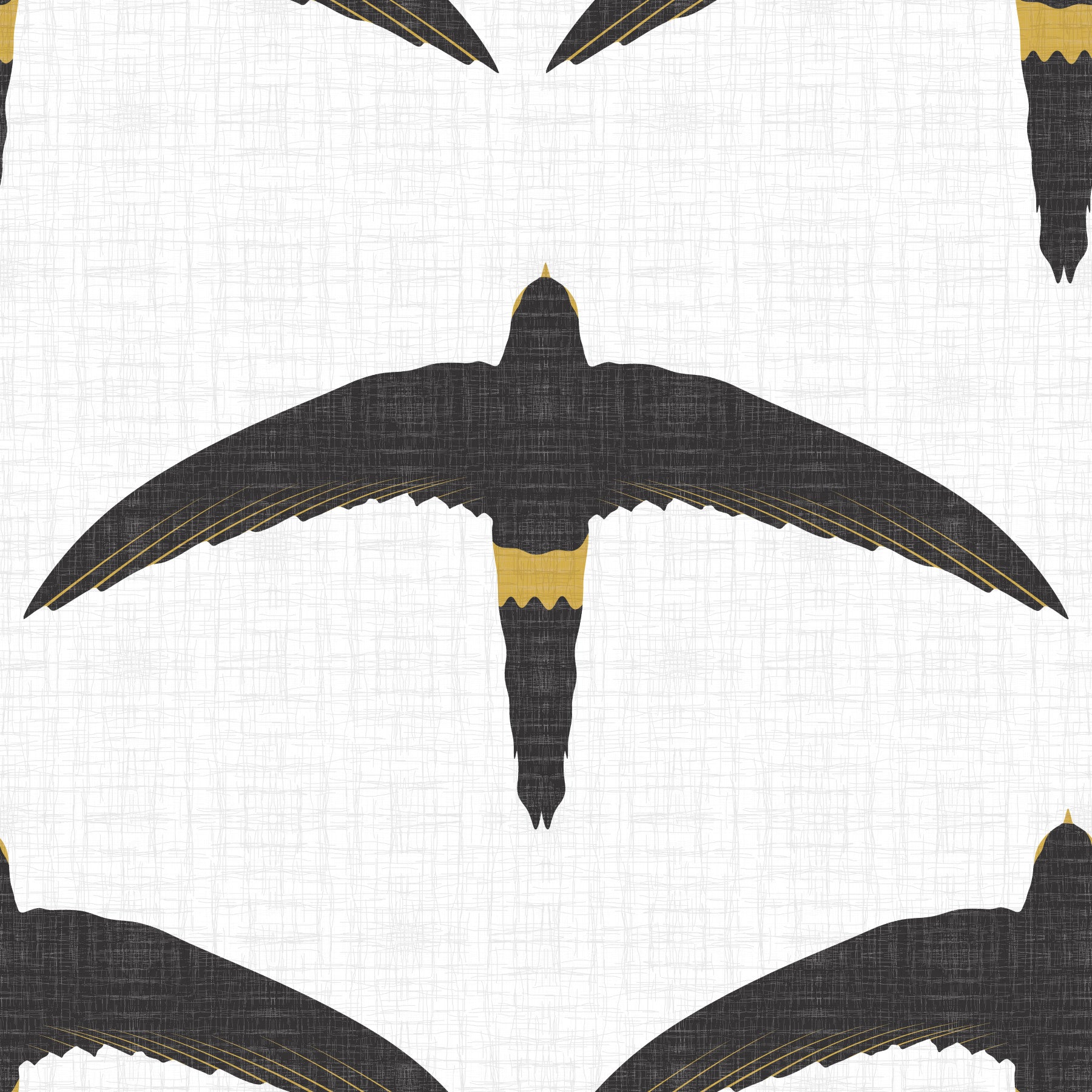 Rustic Pacific Swift  Flock White Wallpaper⁠