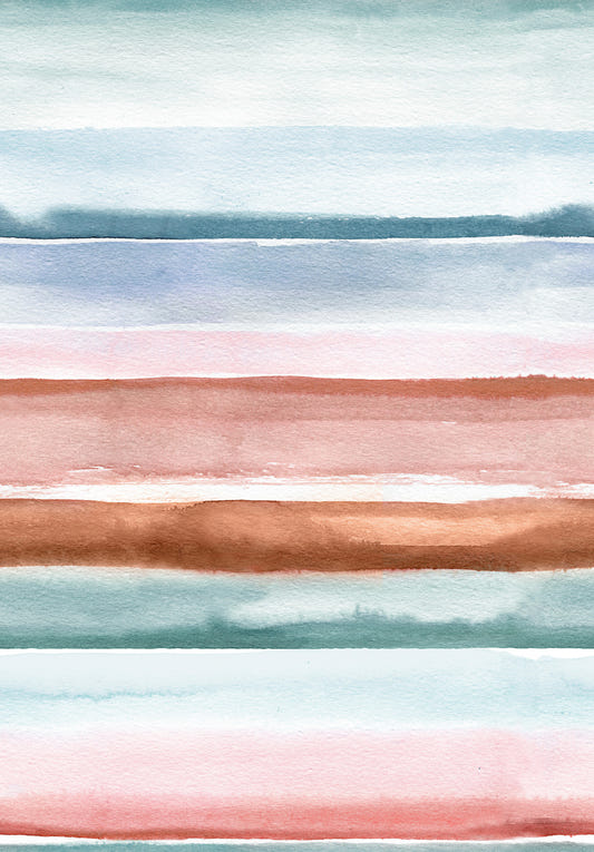 Abstract Relaxing Stripes  Wall Mural