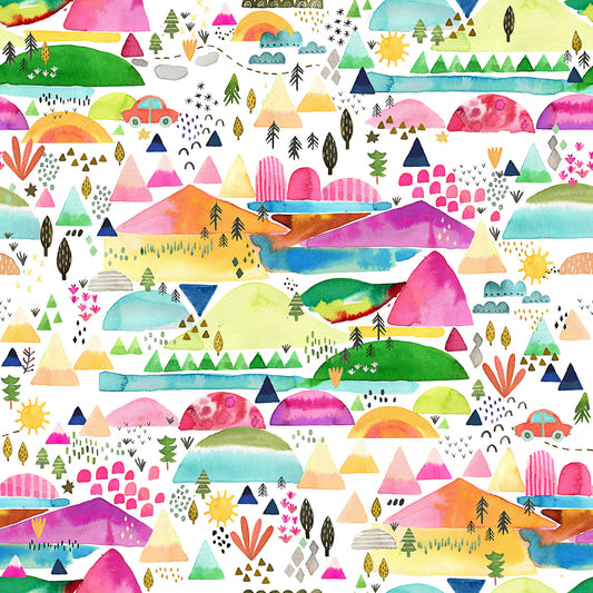 Adventure Mountain Kids  Wallpaper⁠