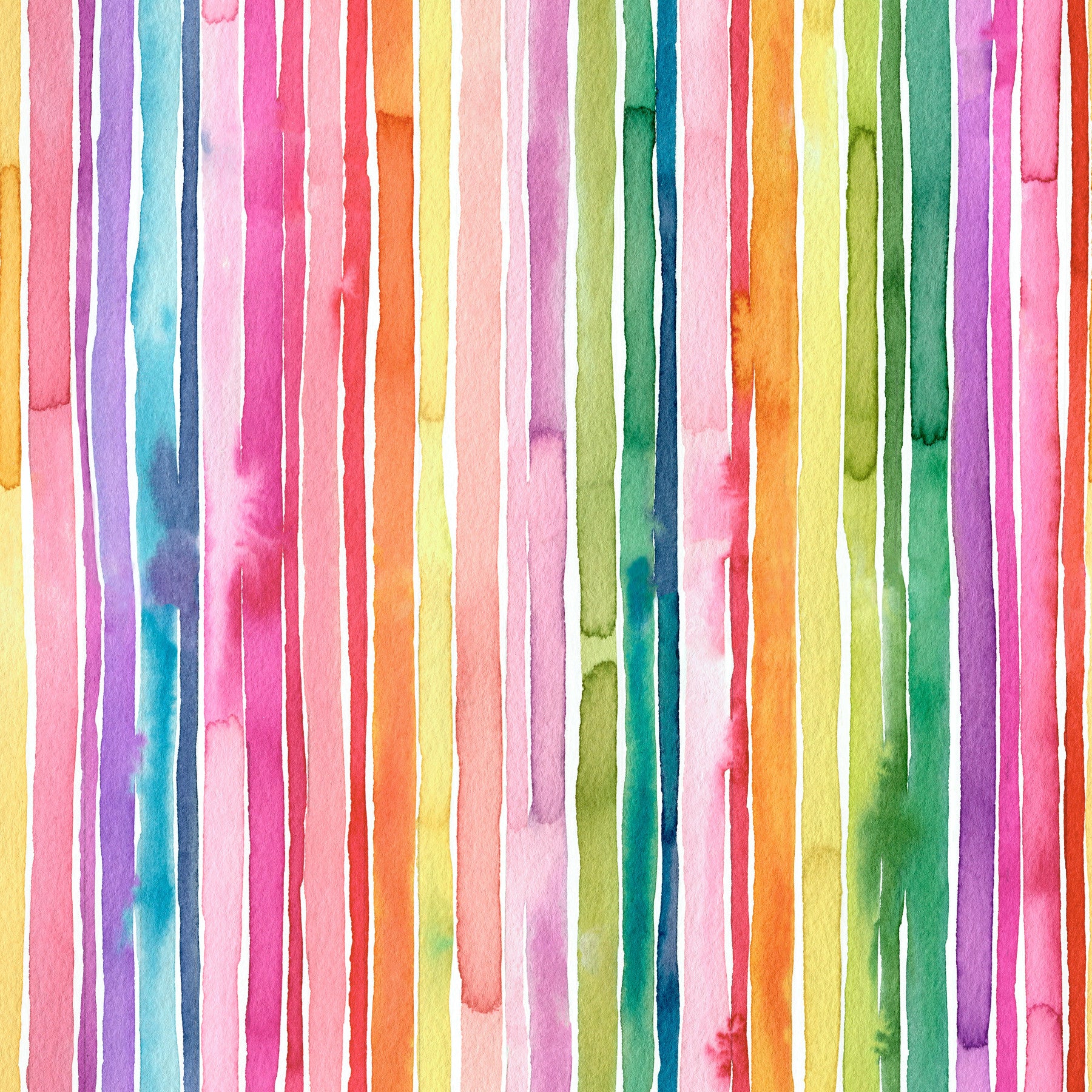 Colorful Watercolor Vertical Stripes Wallpaper⁠