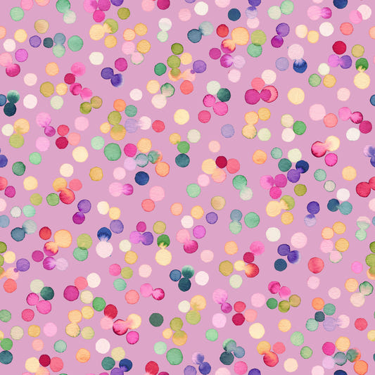 Confetti Festive Colorful Dots Pink Wallpaper⁠