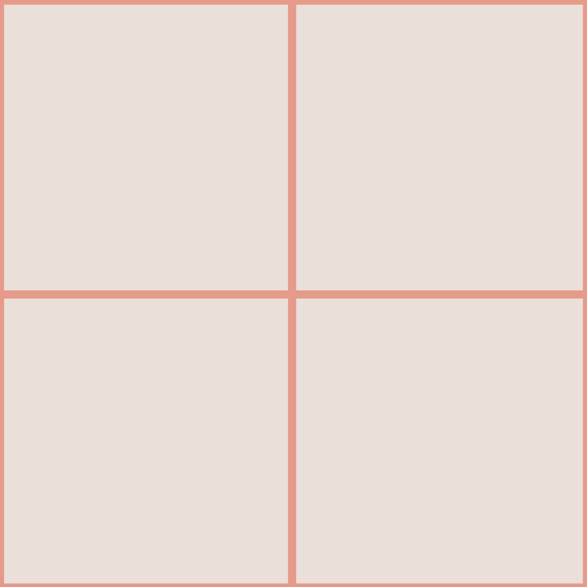 Minimalist Grid Coral Rose Wallpaper⁠ in your room — zoomed