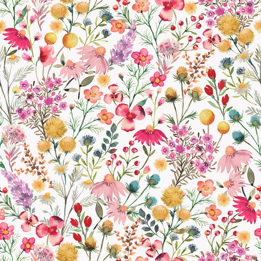 Delicate Botanical Dry Flowers  Wallpaper⁠