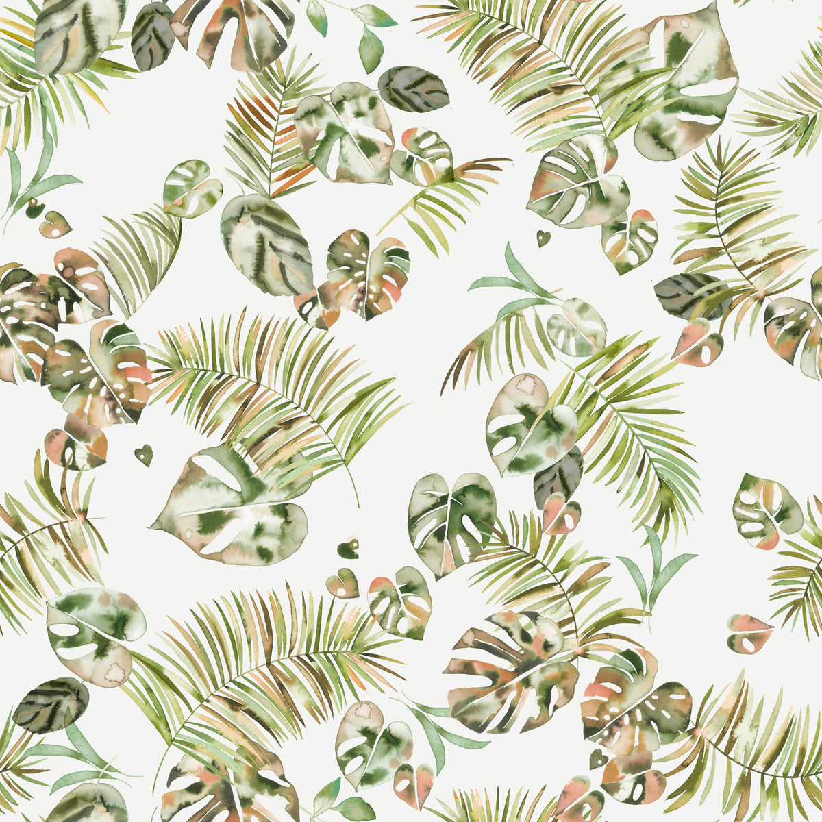 Jungle Tropical Leaves  Wallpaper⁠