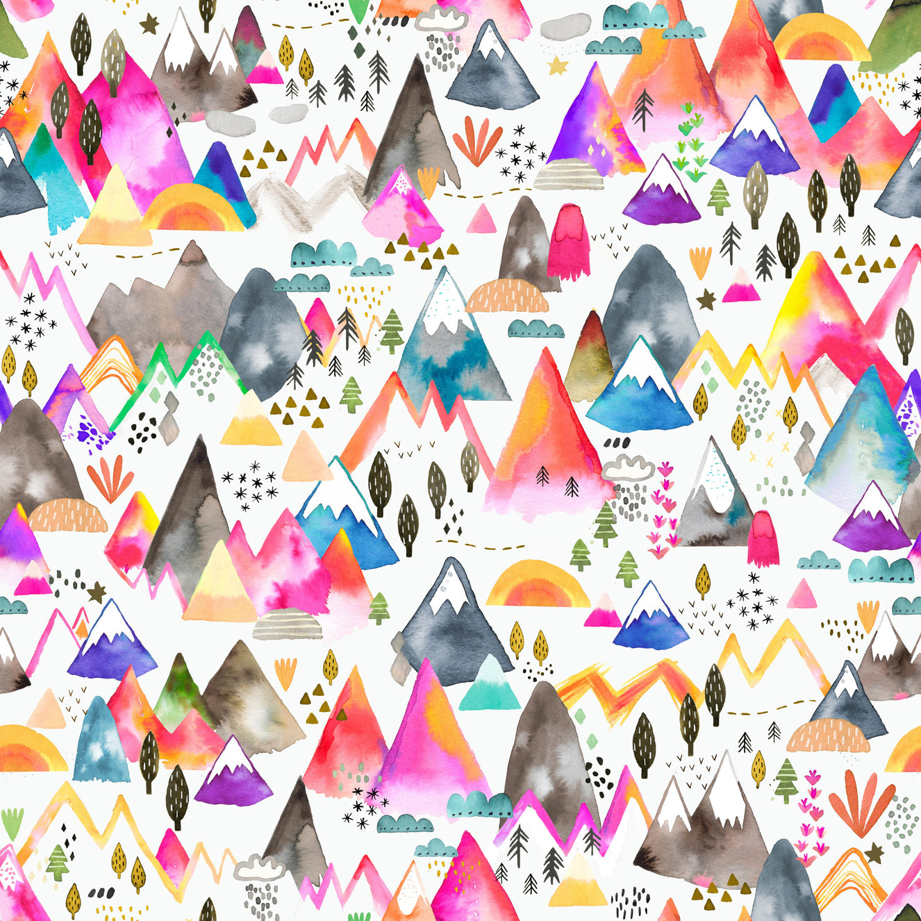 Kids Mountains Magical Nature Wallpaper⁠