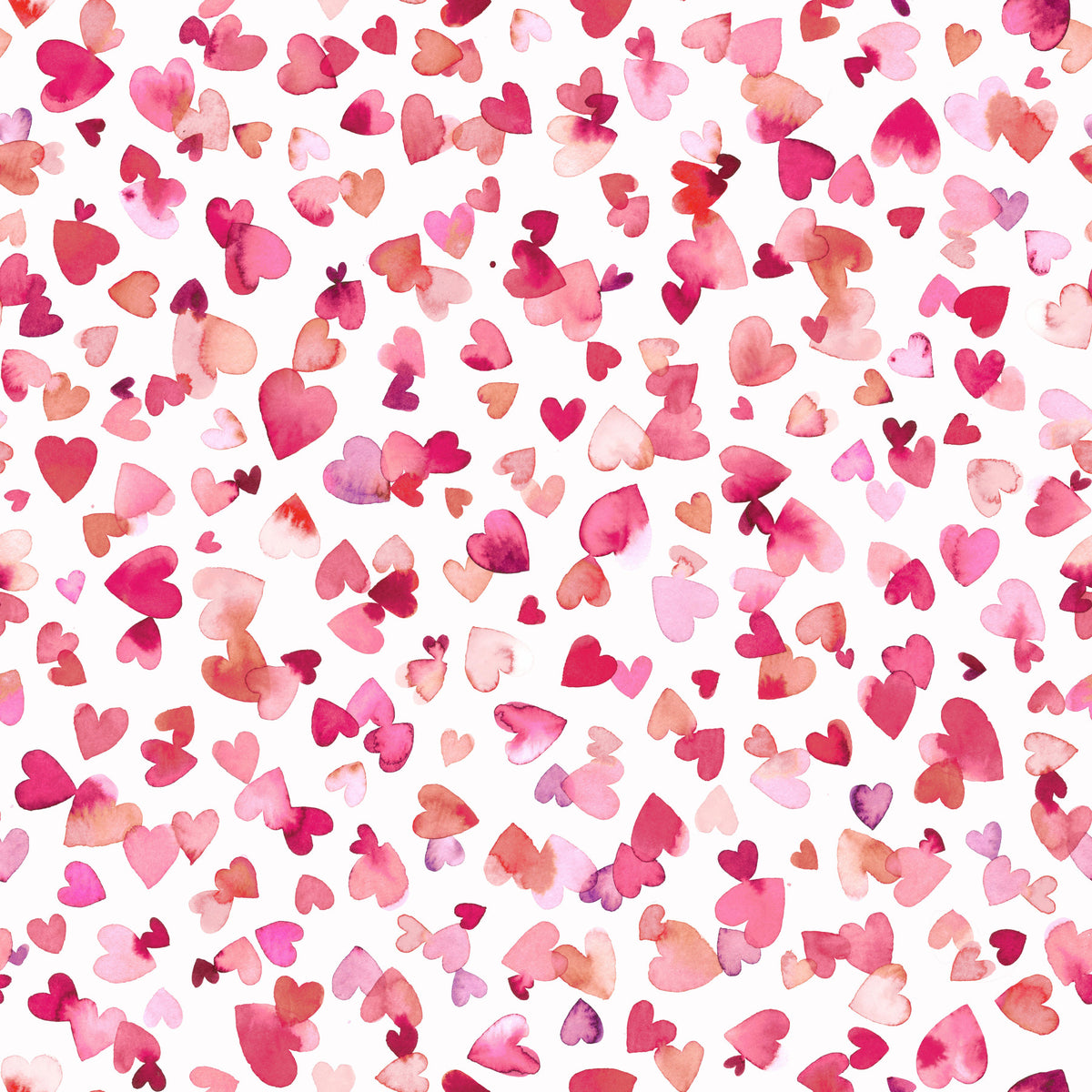 Love Hearts Pink Red Wallpaper⁠