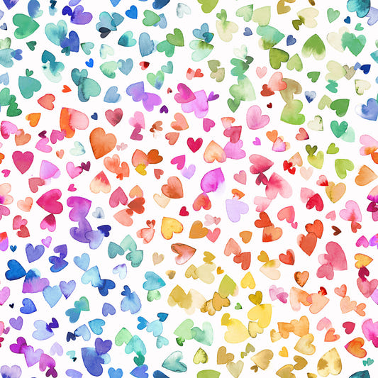Melting Hearts Colorful Love Wallpaper⁠
