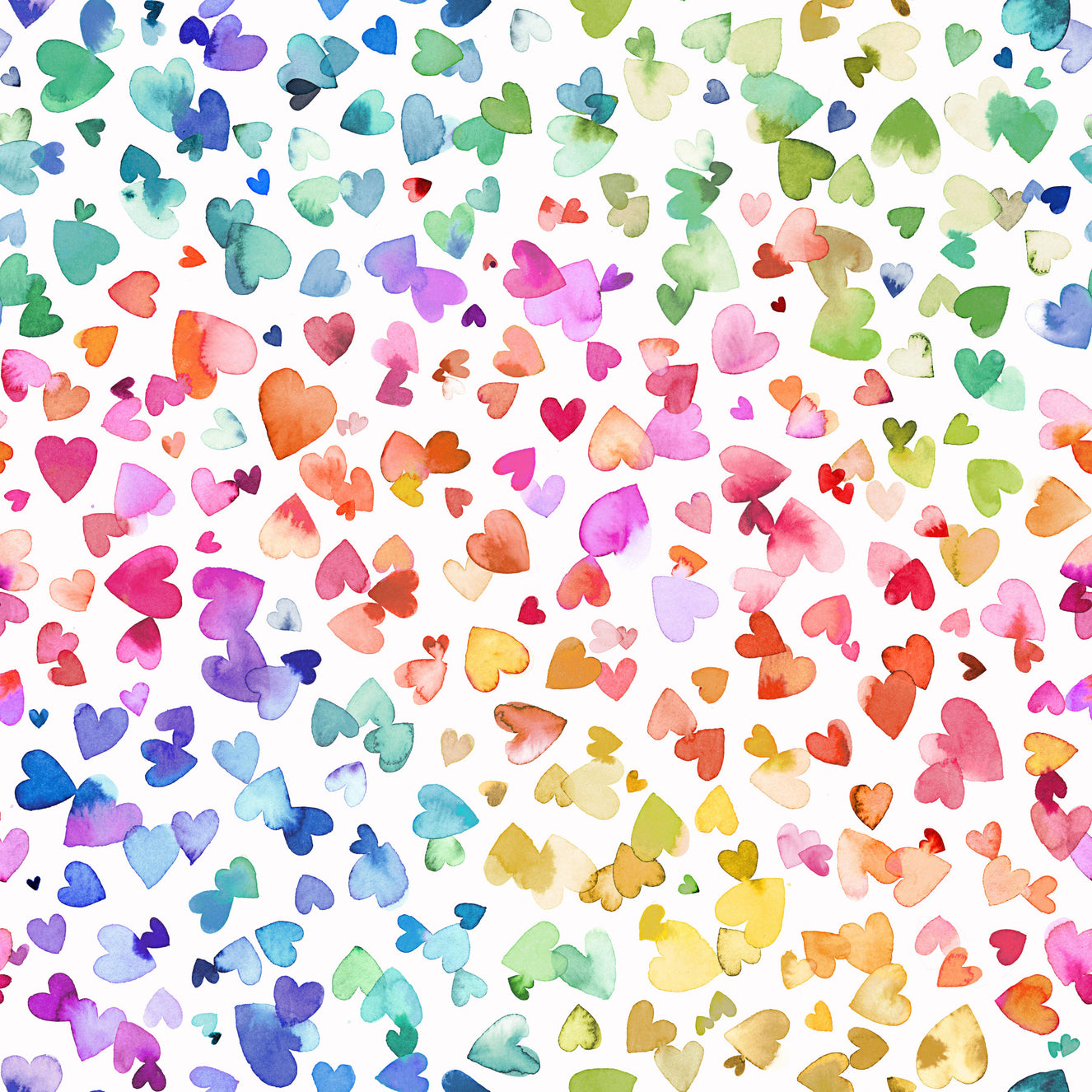 Melting Hearts Colorful Love Wallpaper⁠