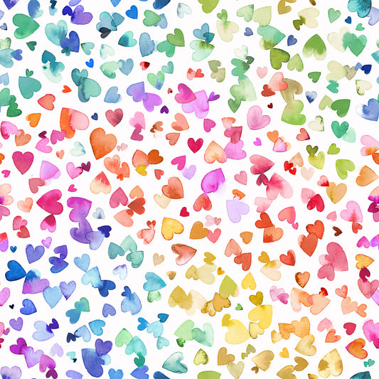 Melting Hearts Colorful Love Wallpaper⁠