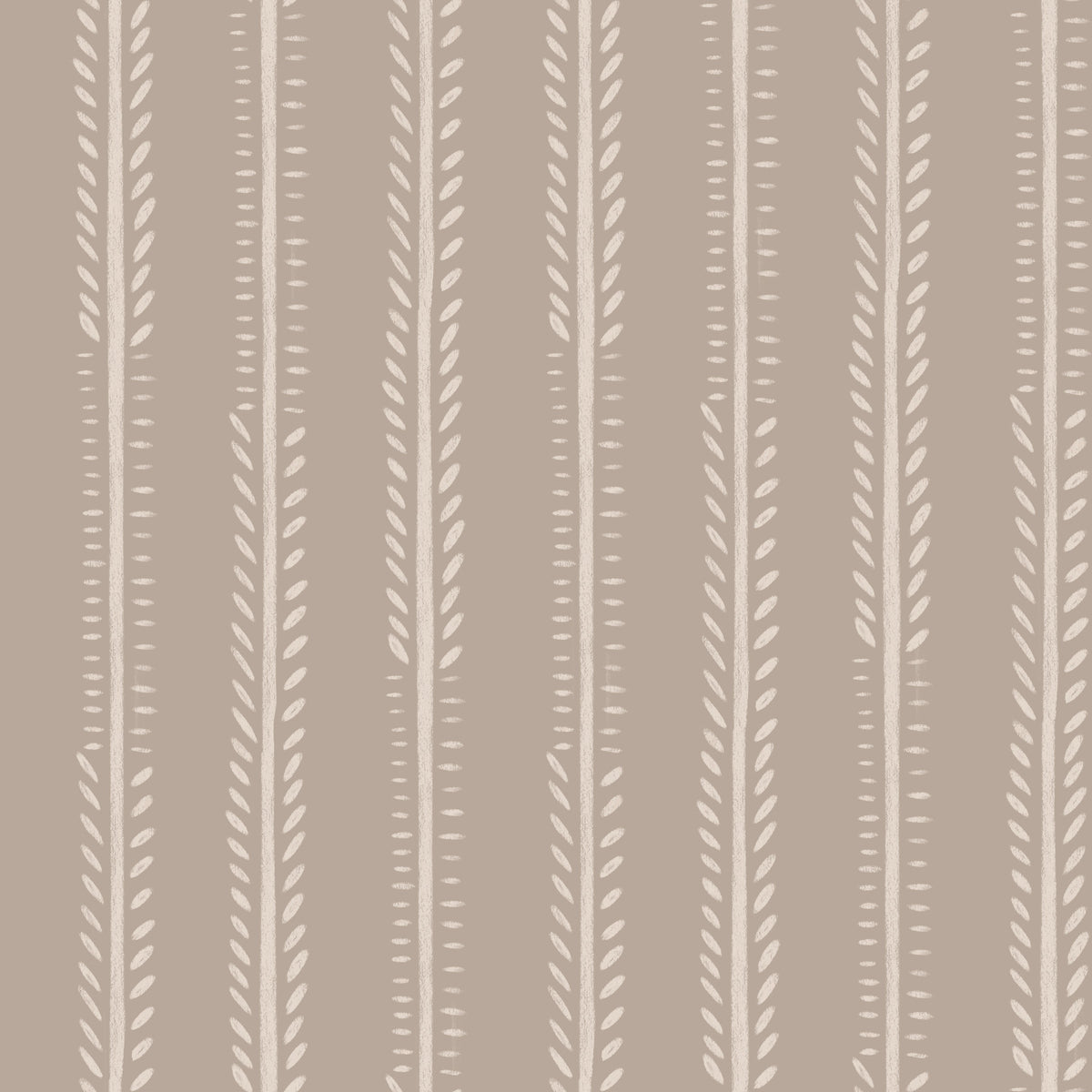 Earthy Botanical Stripes Wallpaper⁠