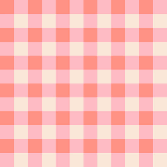Peach Fuzz Checkered Theme Wallpaper⁠