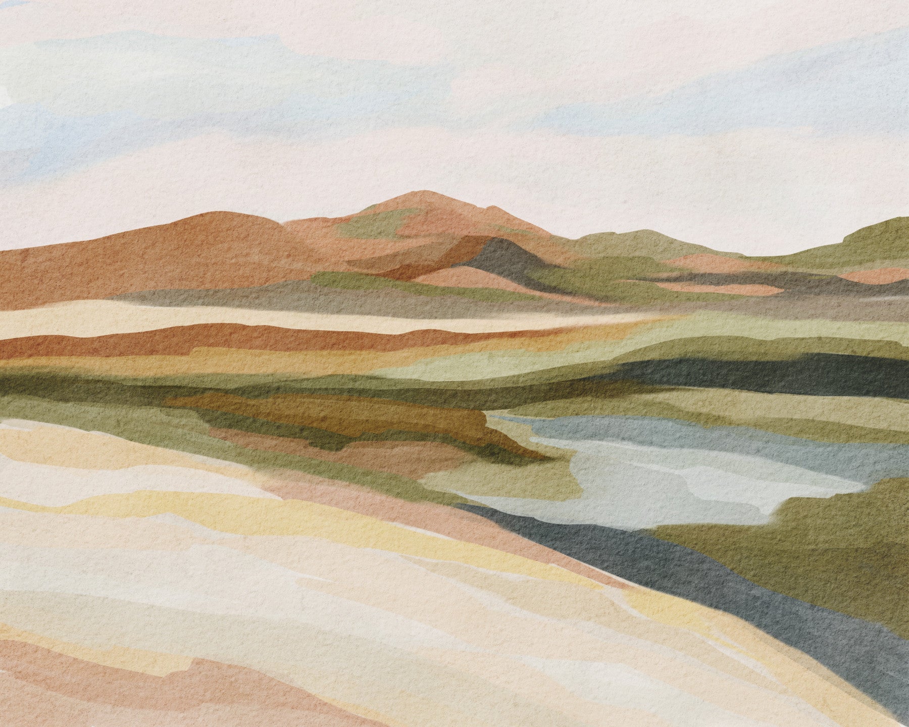 Whispering Hills Wall Mural