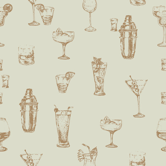 Vintage Cocktails Wallpaper⁠