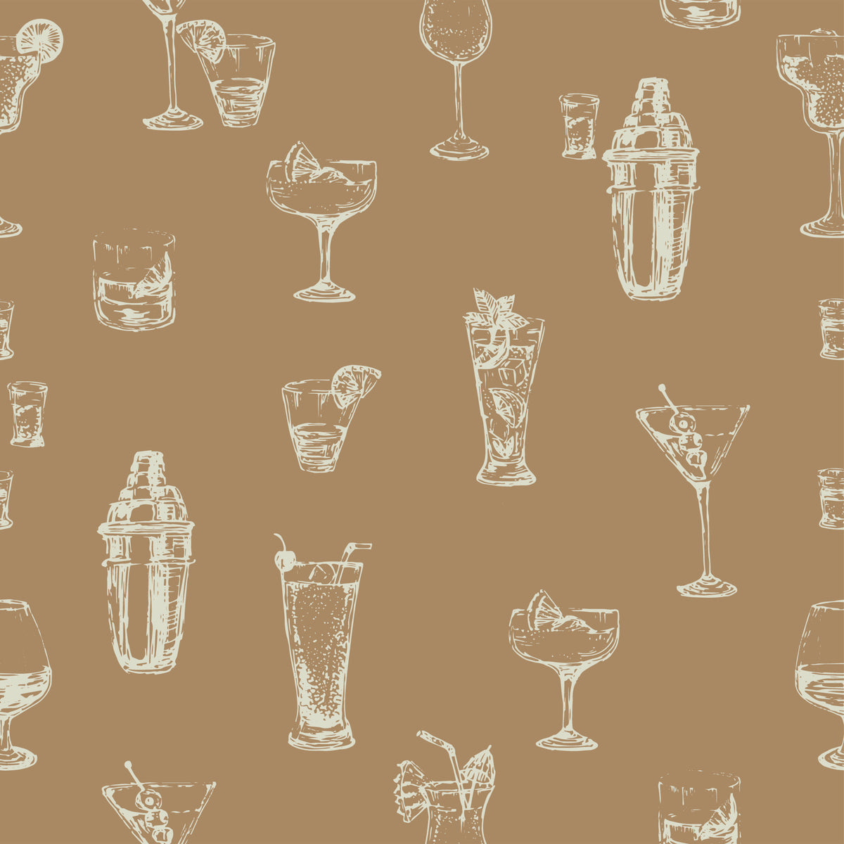 Cocktail Hour Chic Wallpaper⁠