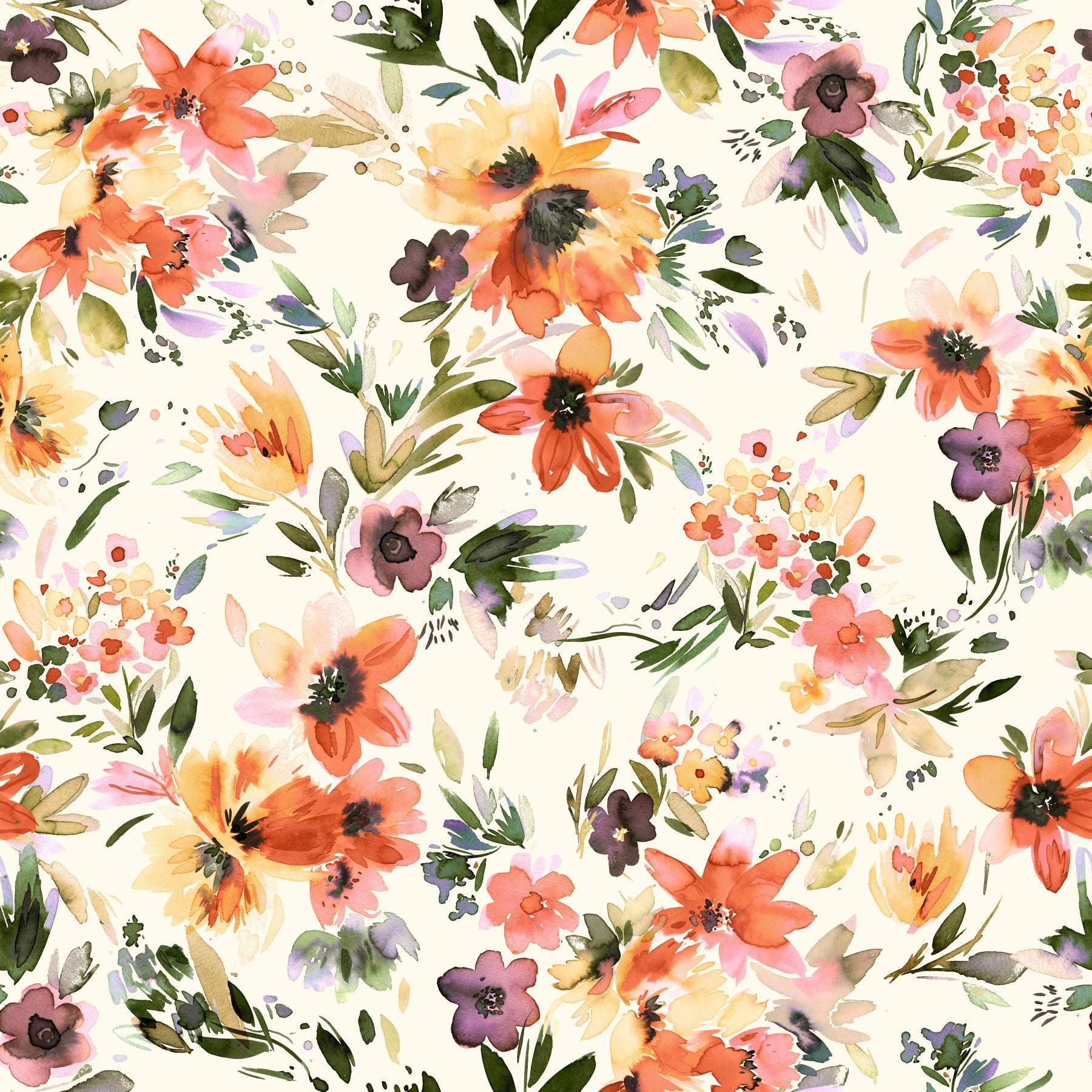 Tropical Flowers  Wallpaper⁠