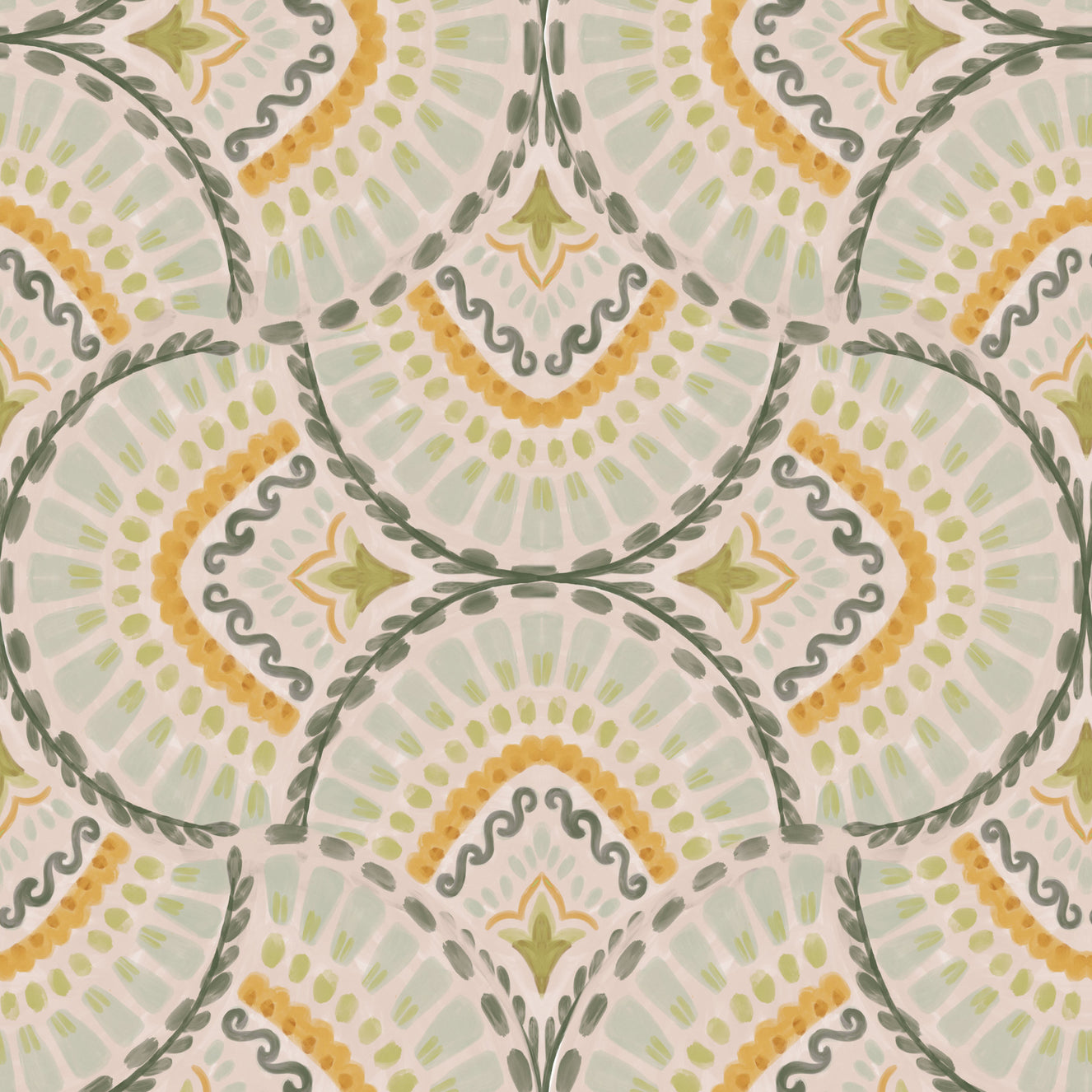 Serene Mandala Dreams Wallpaper⁠