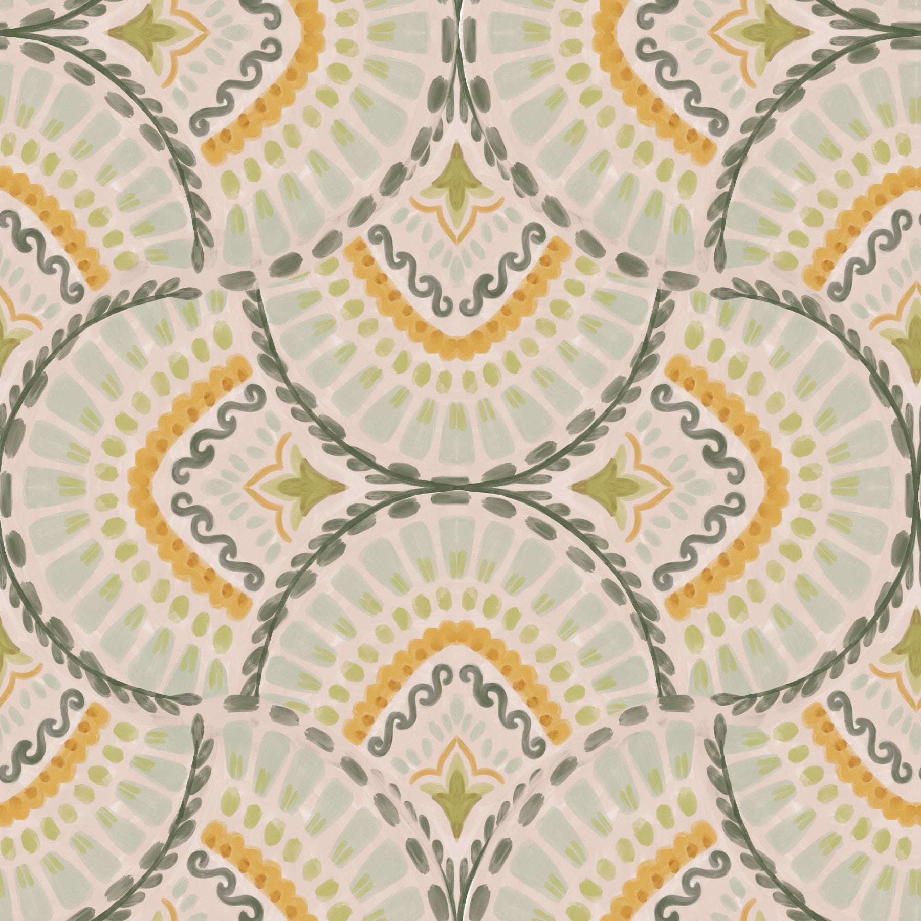Serene Mandala Dreams Wallpaper⁠