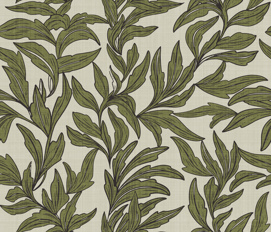 Textured Botanical Escape Wallpaper⁠