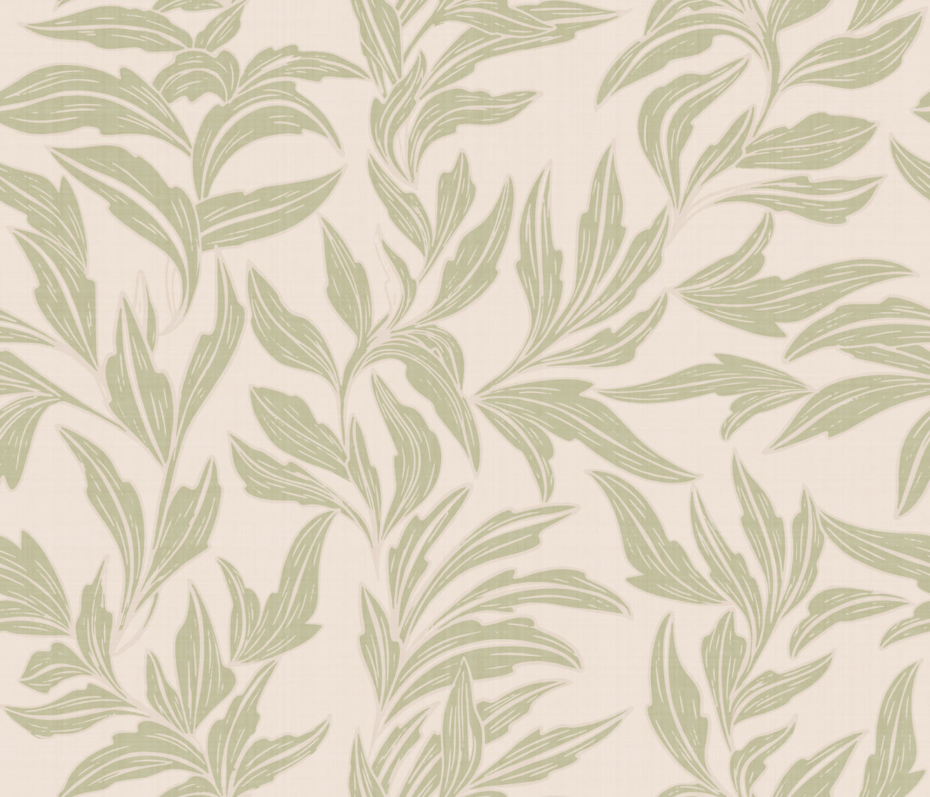 Serene Sage Leaves Wallpaper⁠