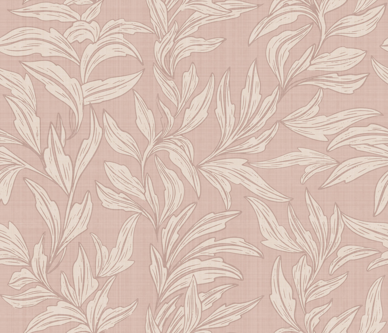 Linen Leaf Wallpaper⁠