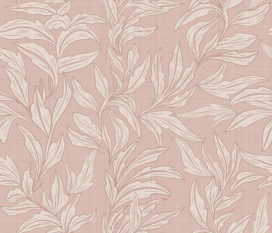 Linen Leaf Wallpaper⁠