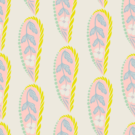 Pastel Paisley Wallpaper⁠