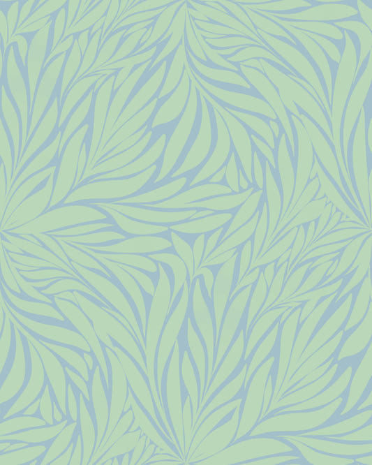 Whimsical Leaf Dance Wallpaper⁠
