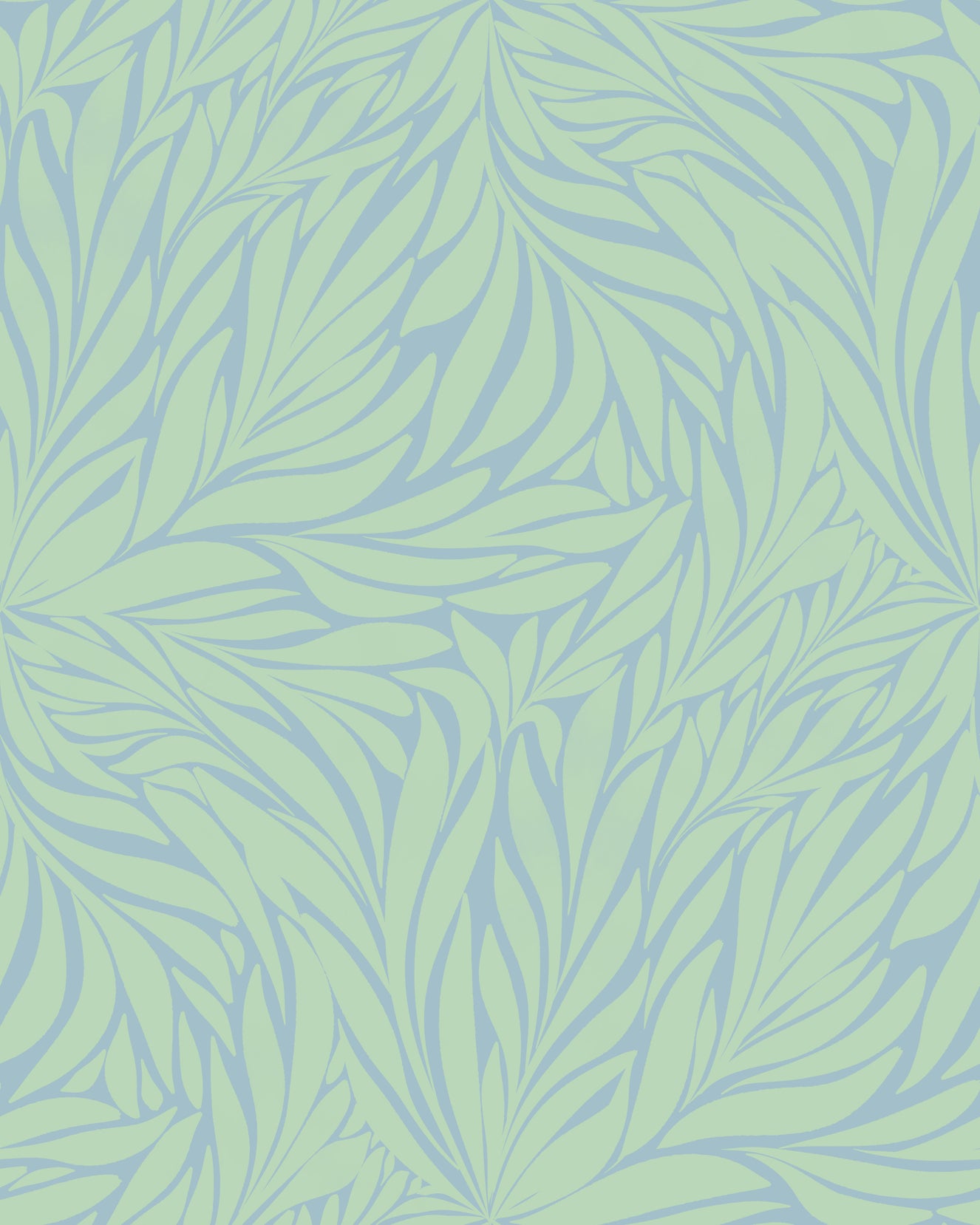 Whimsical Leaf Dance Wallpaper⁠
