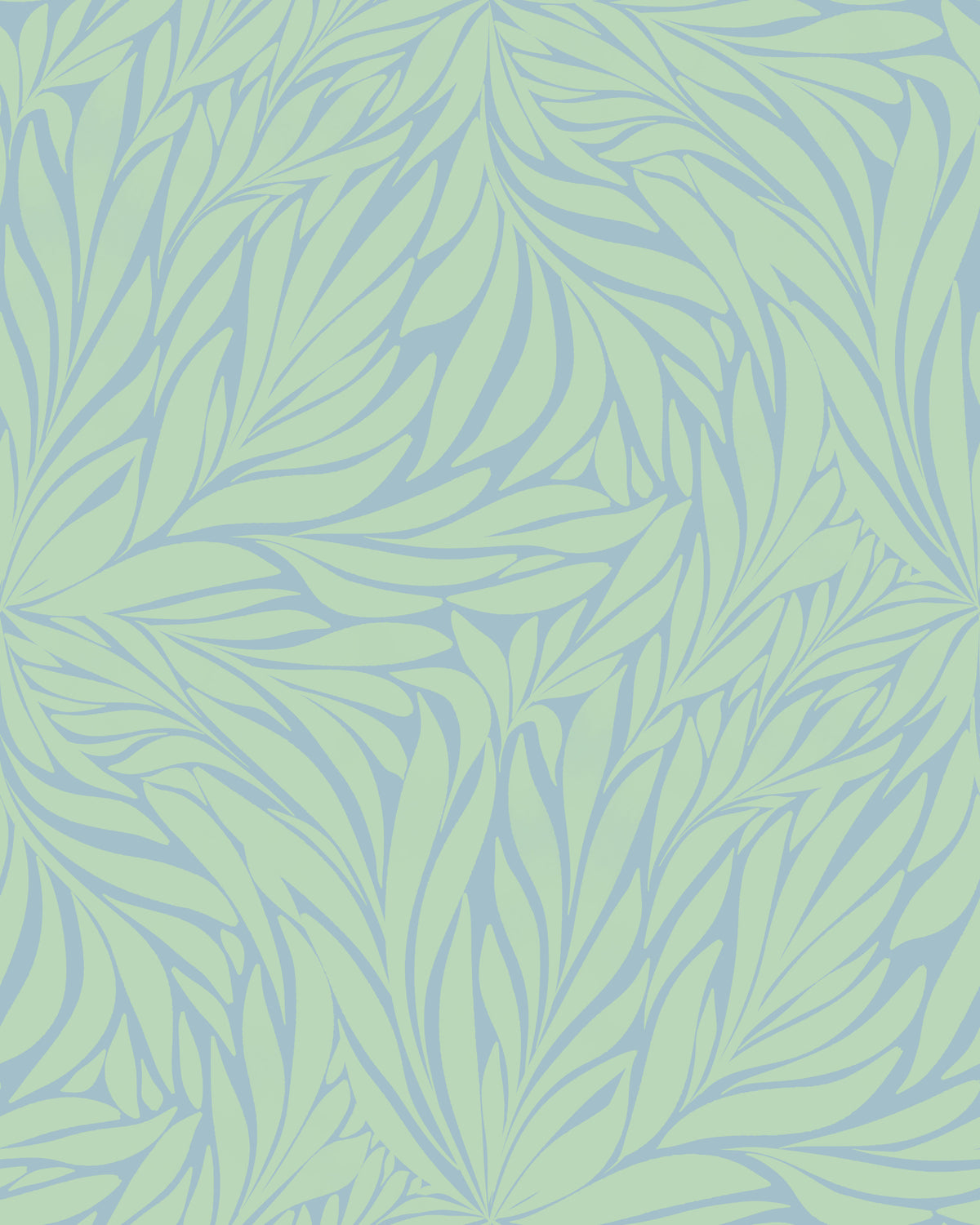 Whimsical Leaf Dance Wallpaper⁠