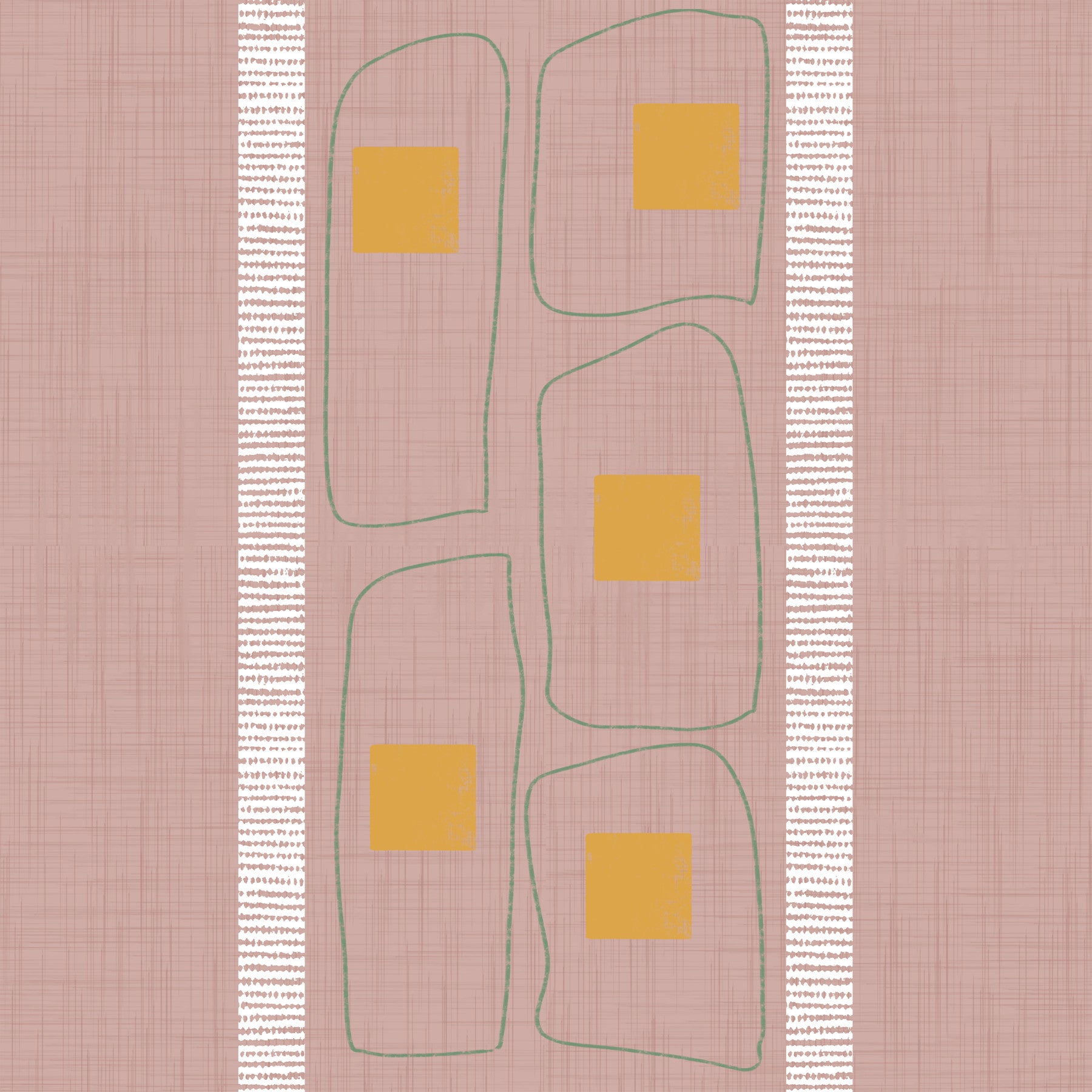 Japandi Frame Lines Mauve  Wallpaper⁠ in your room — zoomed