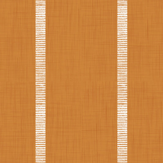 Modern Boho Serenity Stripes Caramel Brown Wallpaper⁠
