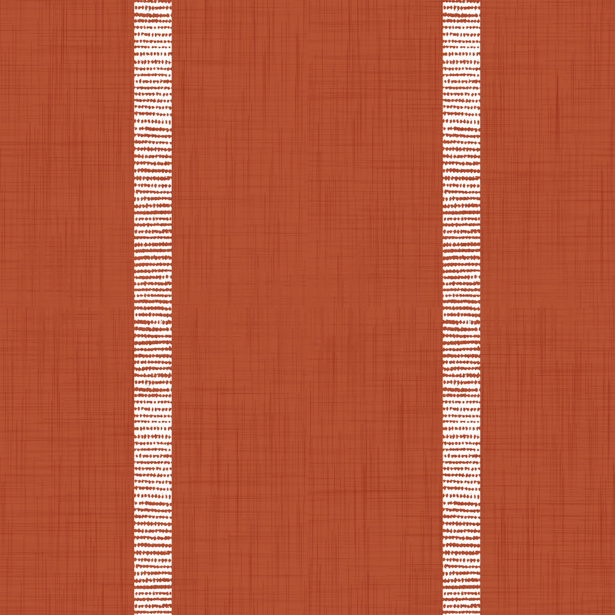 Modern Boho Serenity Stripes Terracotta  Wallpaper⁠