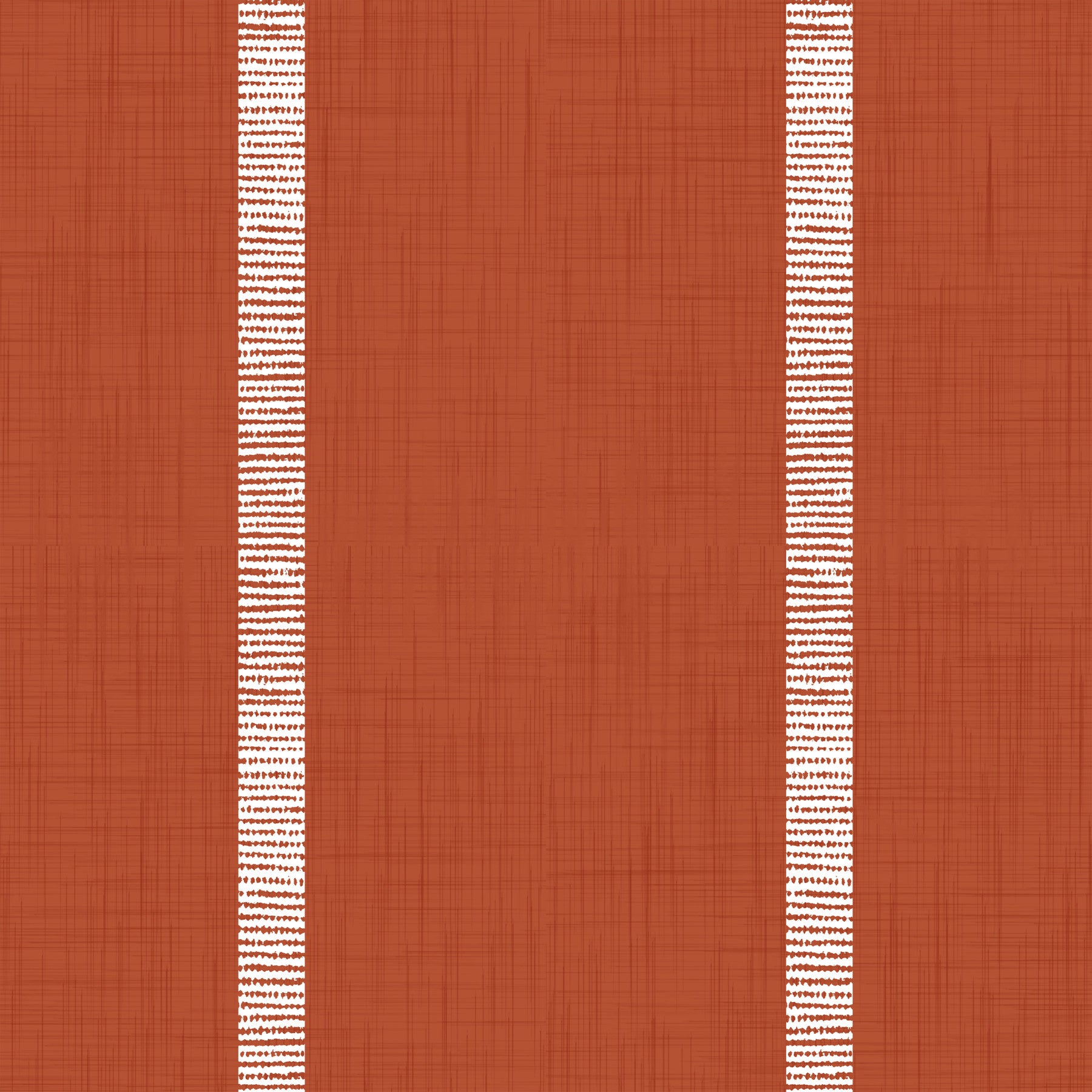 Modern Boho Serenity Stripes Terracotta  Wallpaper⁠