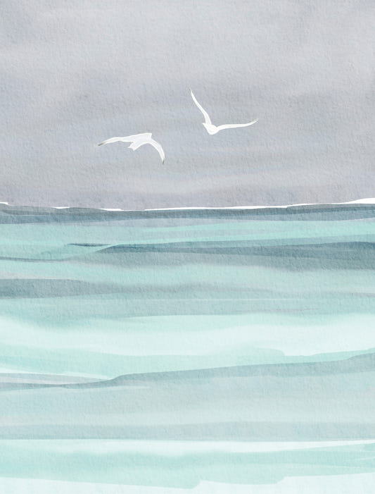Whispers of the Sea Wall Mural