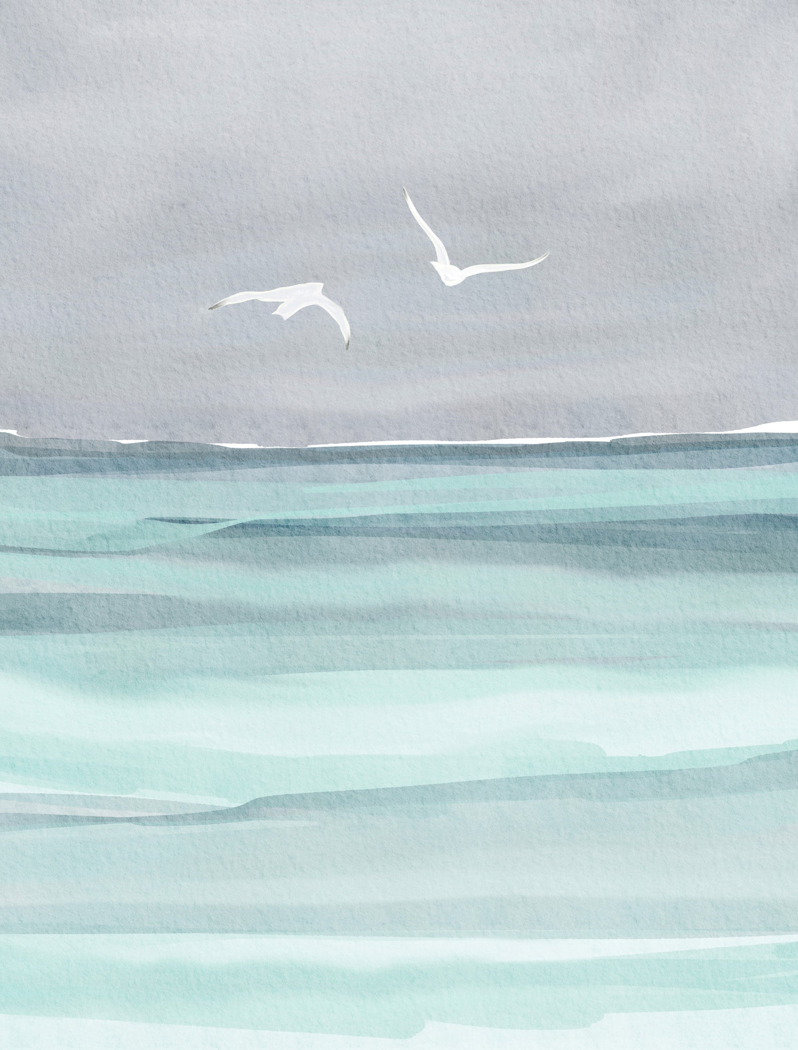 Whispers of the Sea Wall Mural