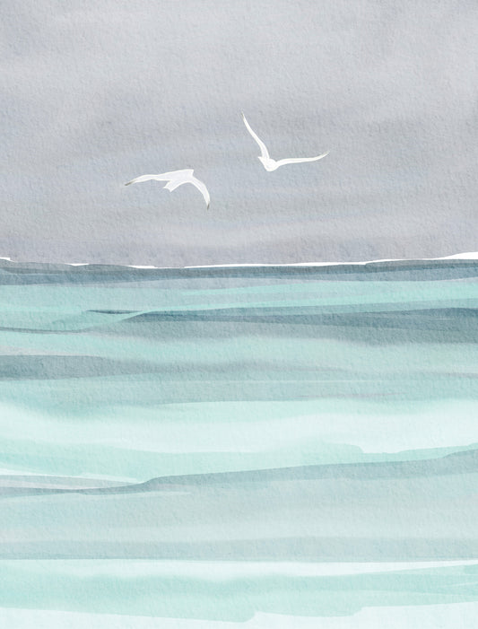 Whispers of the Sea Wall Mural