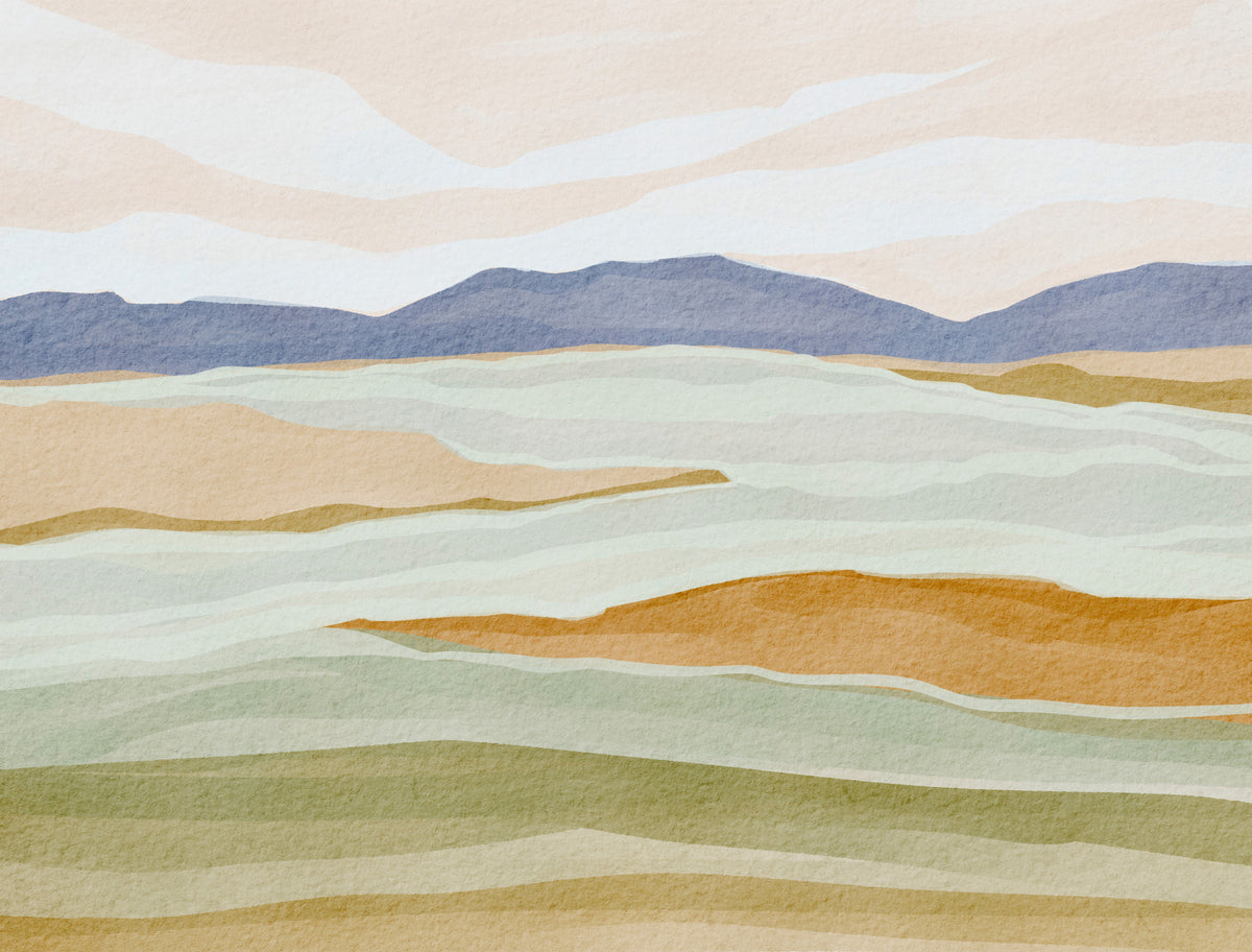 Landscapes view Wall Mural in your room — zoomed