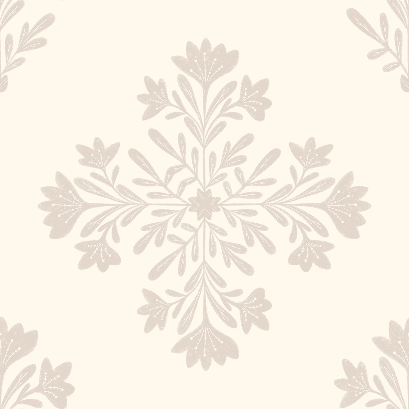 Botanical Damask Wallpaper⁠