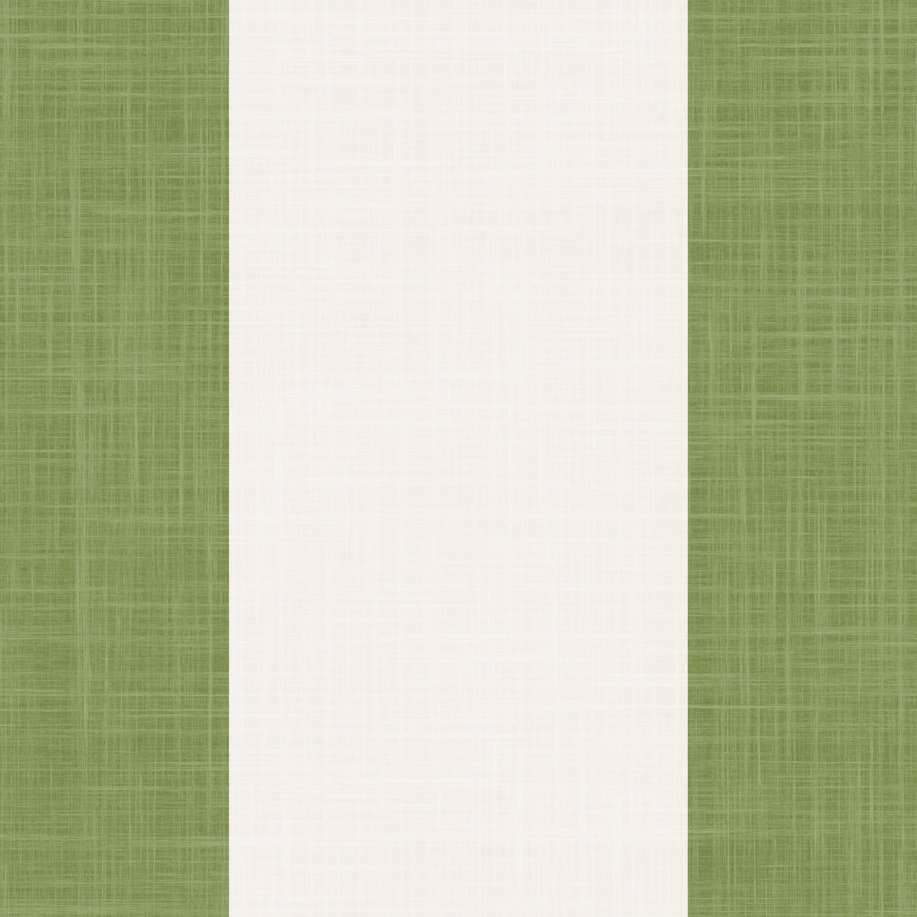 Mediterranean Coastal Stripes Green & Ivory  Wallpaper⁠
