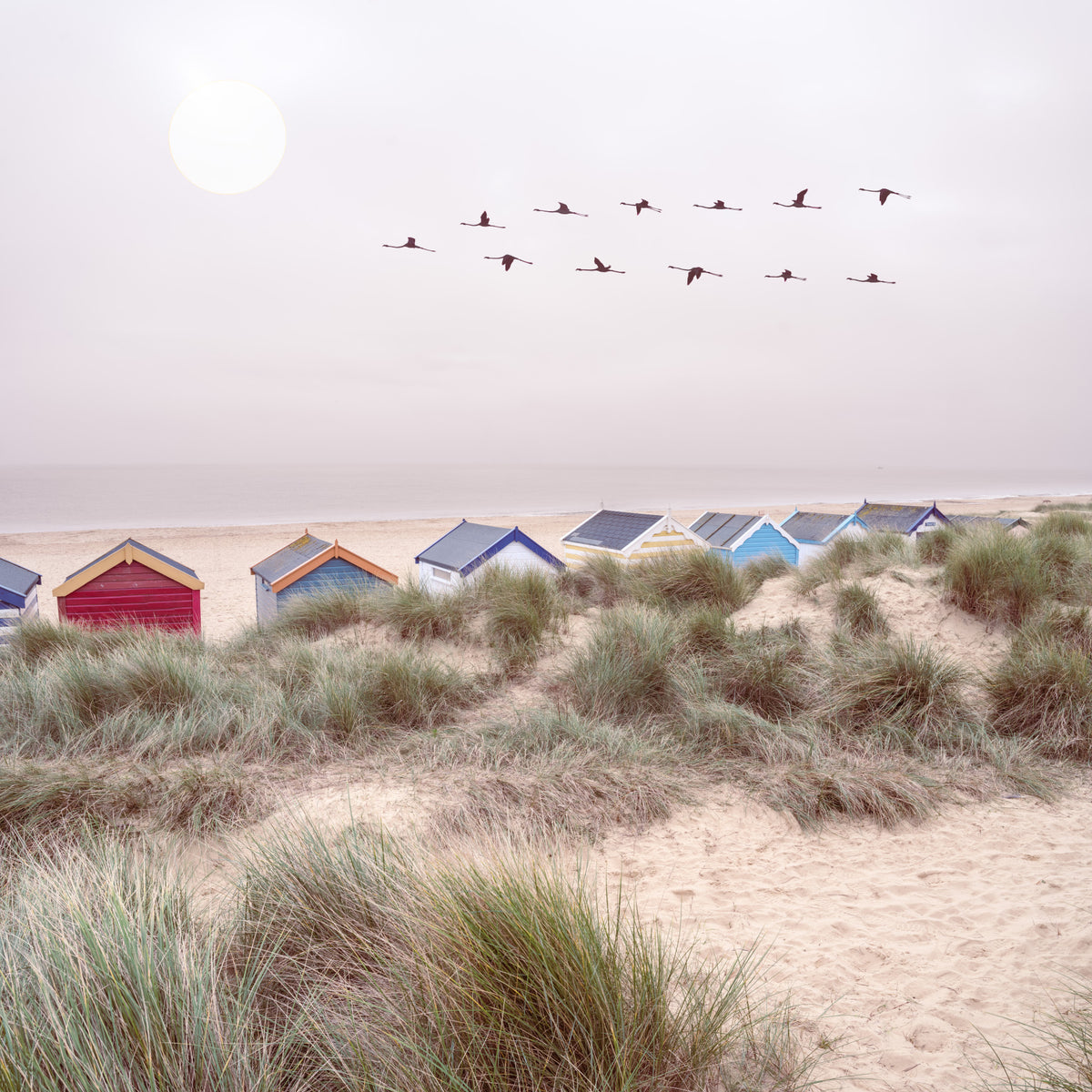 Sandy Shore Escape Wall Mural