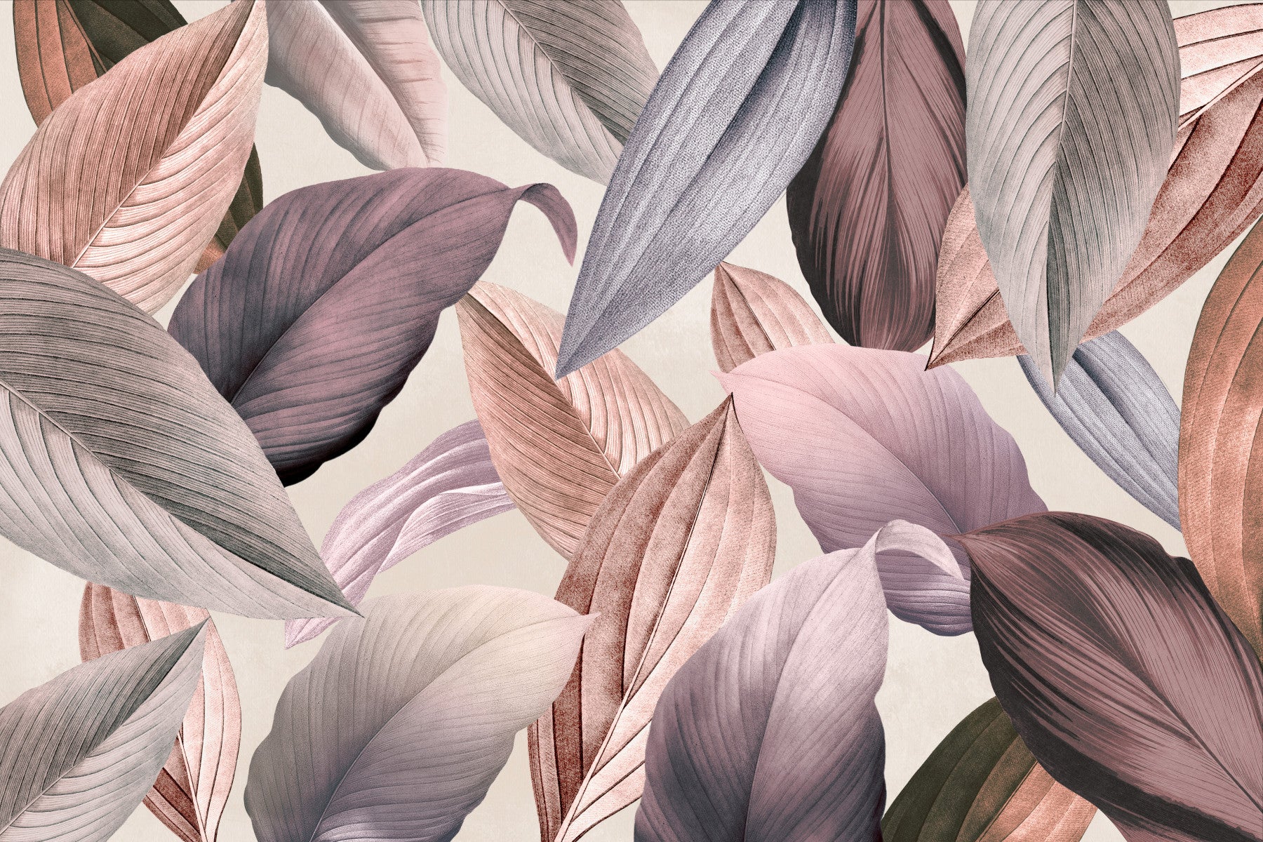 Serene Botanicals Wall Mural