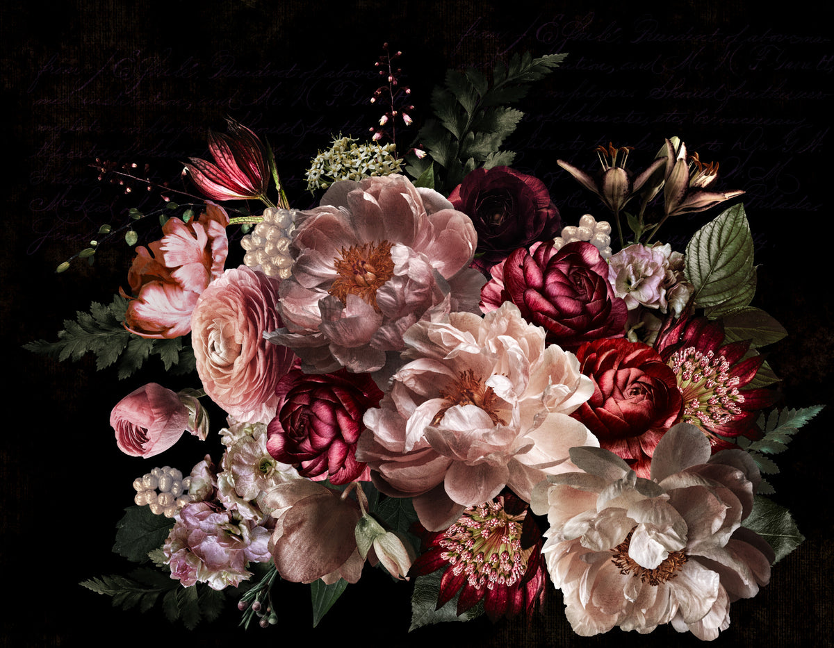 Nocturne in Bloom Wall Mural in your room — zoomed
